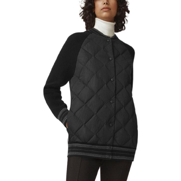 (Women) Canada Goose HyBridge Black Label Windproof Waterproof Quilted Bomber Jacket Women 7032LB1-1314 圖 3