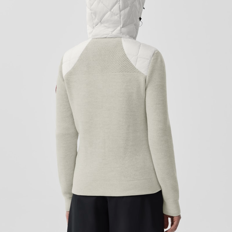 Shop (W) 加拿大鵝 HyBridge 連帽夾克 淡灰色 長袖混合外套 6800L-961