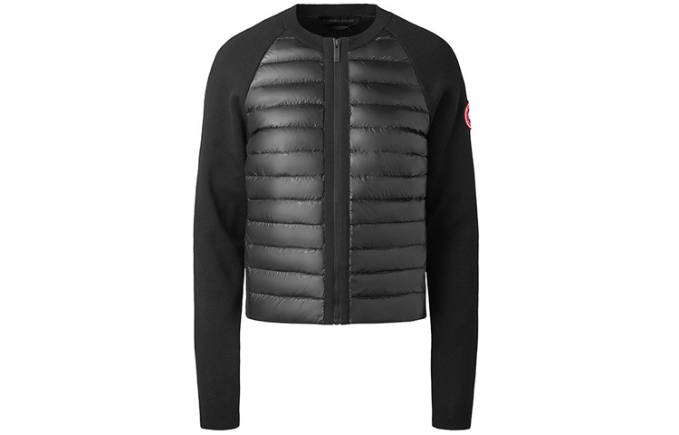 (Women) Canada Goose HyBridge Knit Lightweight Down Jacket Women’s Black Colorway 7033L-61