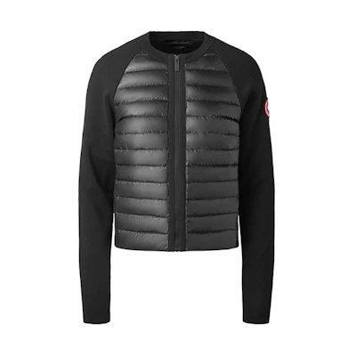 (Women) Canada Goose HyBridge Knit Lightweight Down Jacket Women’s Black Colorway 7033L-61