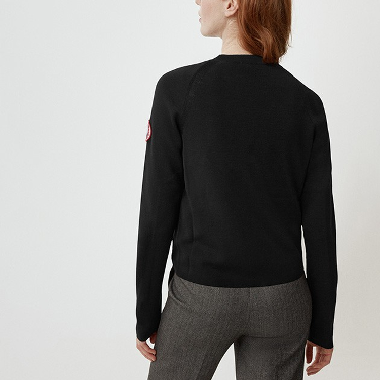 Shop (W) Canada Goose HyBridge Knit Chaqueta Ligera de Plumas Mujer Color Negro 7033L-61