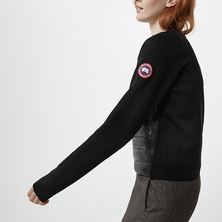 Purchase (W) Canada Goose HyBridge Knit Chaqueta Ligera de Plumas Mujer Color Negro 7033L-61