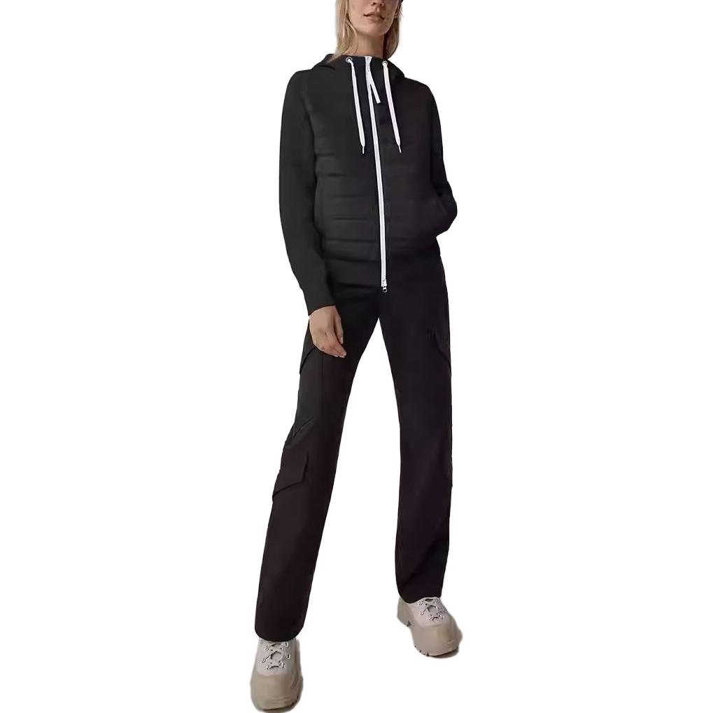 (Women) Canada Goose HyBridge Muskoka Black Hoodie 6840WW1-93 圖 3