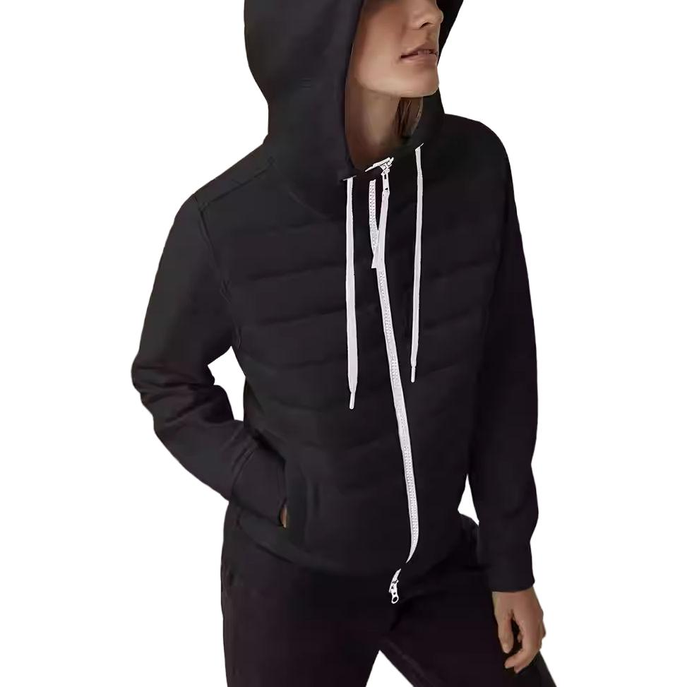 (Women) Canada Goose HyBridge Muskoka Black Hoodie 6840WW1-93 圖 5