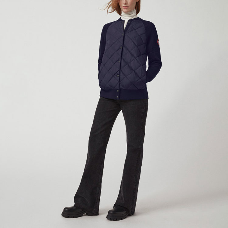 Shop (W) Canada Goose Chaqueta Acolchada Impermeable HyBridge Azul Marino Mujer. 7032L-67