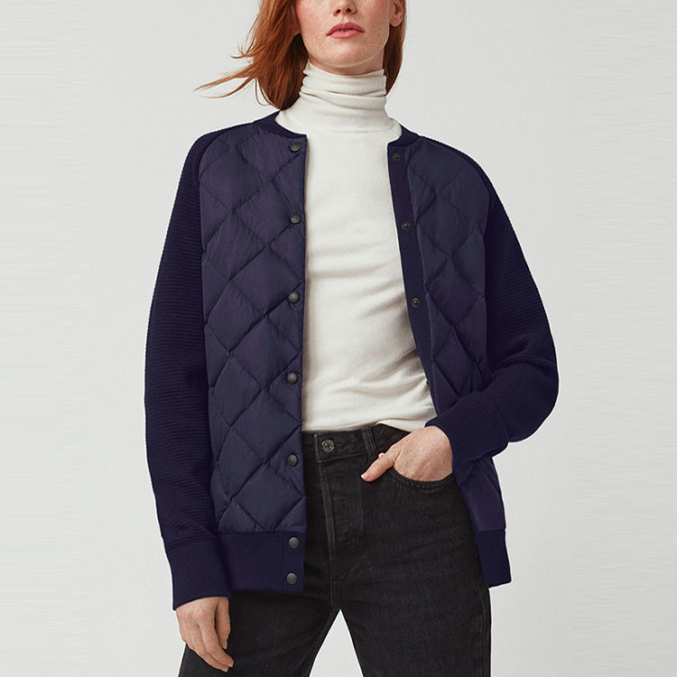 Sizing (W) Canada Goose Chaqueta Acolchada Impermeable HyBridge Azul Marino Mujer. 7032L-67