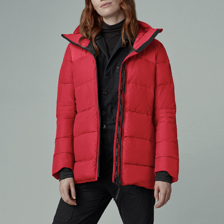 (Women) Canada Goose HyBridge Red Down Jacket - Warm, Breathable, Lightweight. 2742L-11 圖 5