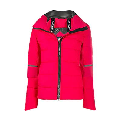 (Women) Canada Goose HyBridge Red Windproof Down Jacket 2744L-11