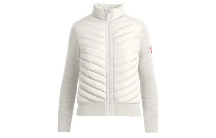 (Women) Canada Goose HyBridge Wind & Water Resistant Down Jacket - Natural White 6830L-467