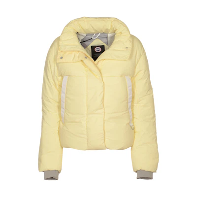 (Women) Canada Goose Junction White Label Lightweight Down Jacket Yellow 2620WW-1207