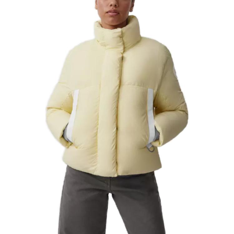 (Women) Canada Goose Junction White Label  Lightweight Down Jacket Yellow 2620WW-1207 圖 5