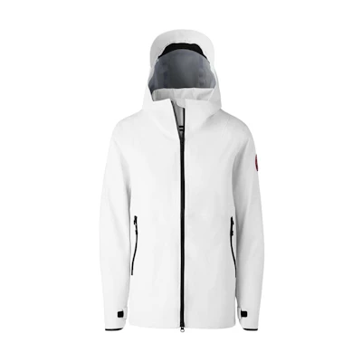 (Women) Canada Goose Kenora Rain Jacket in North Star White. 5618L-433