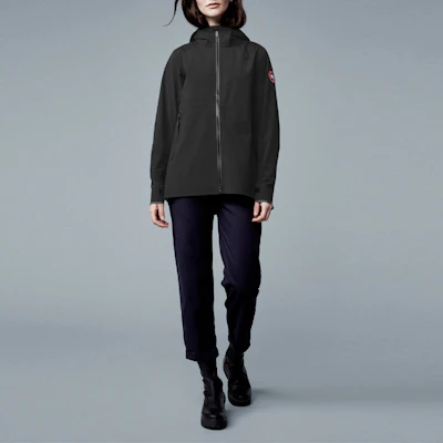 (W) 加拿大鹅 Kenora SS21 黑色防风防雨外套 5618L-61 Shop (W) 加拿大鹅 Kenora SS21 黑色防风防雨外套 5618L-61