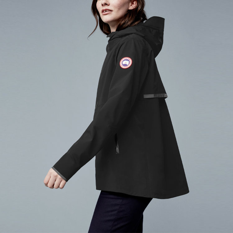 Purchase (W) 加拿大鹅 Kenora SS21 黑色防风防雨外套 5618L-61