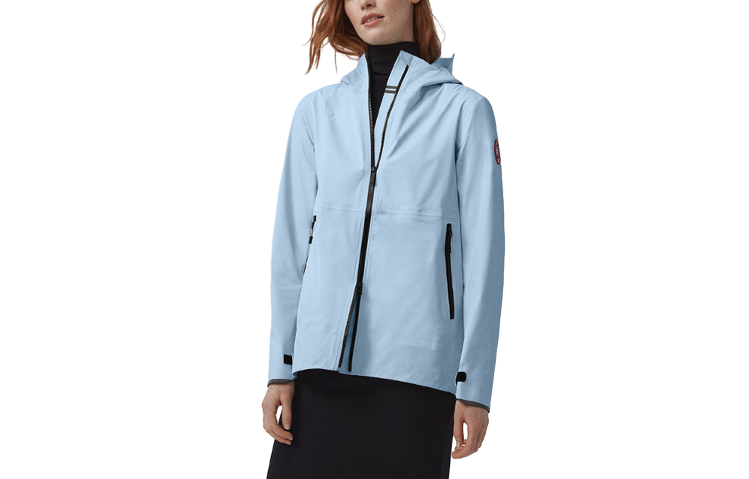 (Women) Canada Goose Kenora Waterproof Rain Jacket Dawn Blue 5618L-854