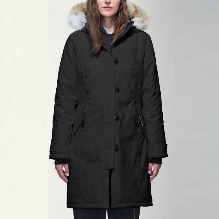 (Women) Canada Goose Kensington FW21 Black Parka with Fur Trim, Waterproof Warmth. 2506L-61 圖 4