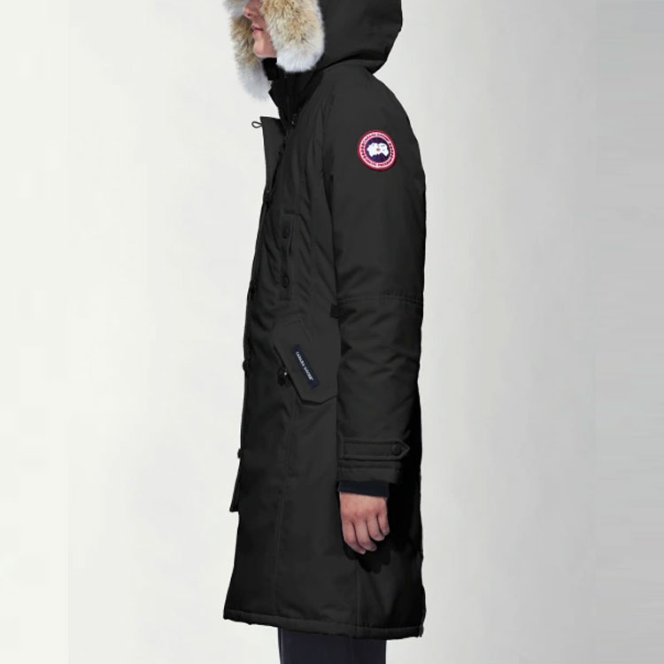 (Women) Canada Goose Kensington FW21 Black Parka with Fur Trim, Waterproof Warmth. 2506L-61 圖 6