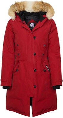 (Women) Canada Goose Kensington Red Label Winter Parka with Detachable Fur Hood Red 2506L-11 Buy (Women) Canada Goose Kensington Red Label Winter Parka with Detachable Fur Hood Red 2506L-11