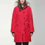 Lookbook (Women) Canada Goose Kensington Red Label Winter Parka with Detachable Fur Hood Red 2506L-11