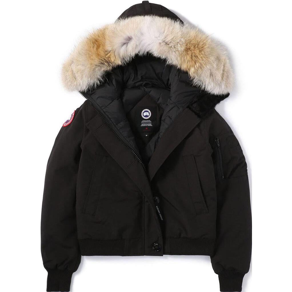 Order (Women) Canada Goose Labrador Bomber Down Jacket with Fur Trim Women’s Black 7967JL-61