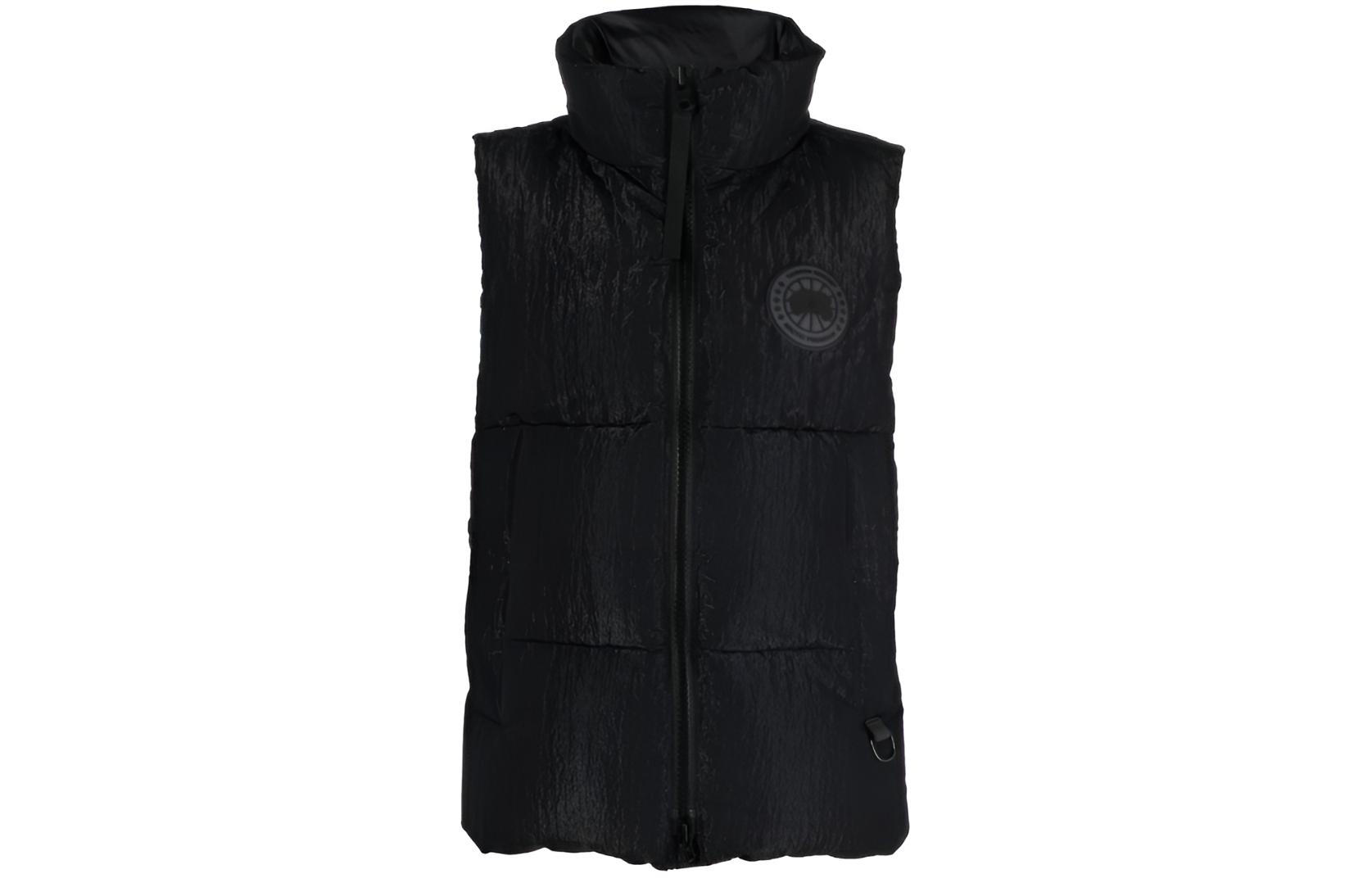 (Women) Canada Goose Langford Black Label FW23  Black Logo Vest Windproof Waterproof. 2616MB1-61