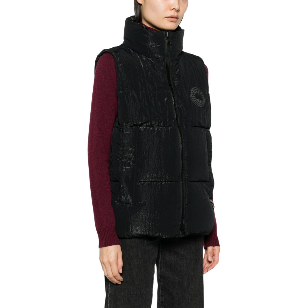 Purchase (W) カナダグース ラングフォード ブラックラベル FW23 防風防水ロゴベスト 黒. 2616MB1-61