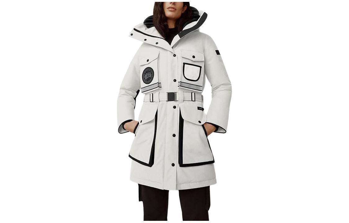 Order (W) Canada Goose Liberty黑标中长款羽绒服银桦色女款夹克 9521WB-200