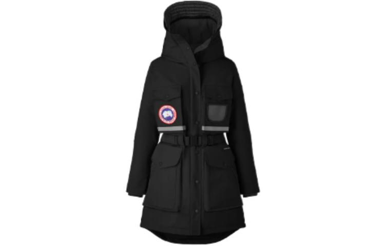 Order (Women) Canada Goose Liberty FW22  Black Down Jacket with Reflective Logo & Pockets. 9521W-61
