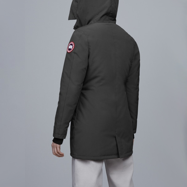 (Women) Canada Goose Logo Drawstring Parka Winter Jacket - Graphite 3037L-66 圖 5