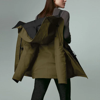 (W) Canada Goose Jaket Hoodie Logo Hijau Down 2530L-49 Lookbook (W) Canada Goose Jaket Hoodie Logo Hijau Down 2530L-49