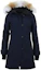 Buy (W) 加拿大鵝 Lorette 藍色連帽拉鍊口袋羽絨外套 2090L-646