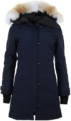 (W) 加拿大鵝 Lorette 藍色連帽拉鍊口袋羽絨外套 2090L-646 Order (W) 加拿大鵝 Lorette 藍色連帽拉鍊口袋羽絨外套 2090L-646