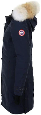 (W) 加拿大鵝 Lorette 藍色連帽拉鍊口袋羽絨外套 2090L-646 Shop (W) 加拿大鵝 Lorette 藍色連帽拉鍊口袋羽絨外套 2090L-646