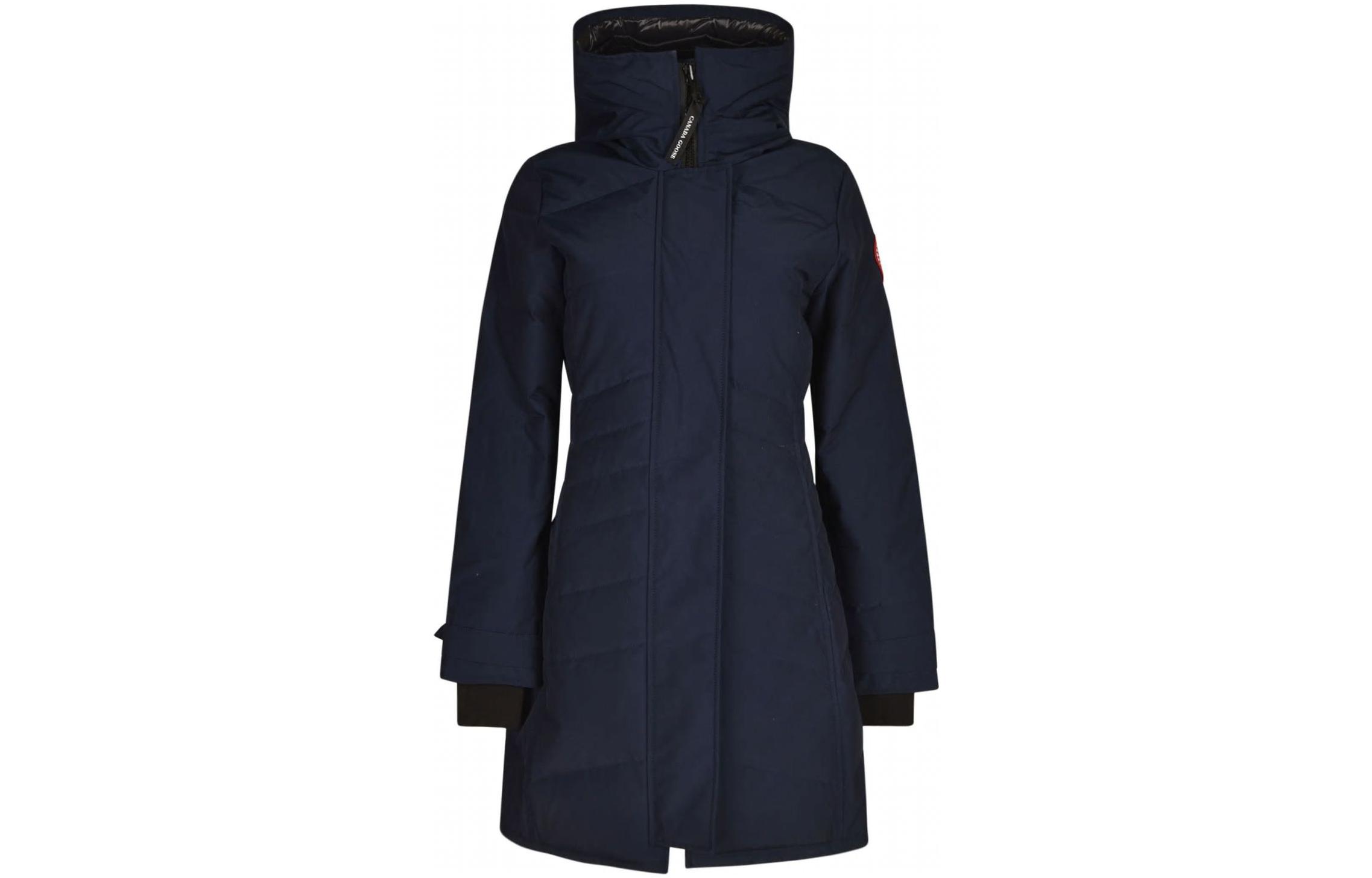 Order (W) Canada Goose Lorette Down Jacket Biru FW22 Resleting Tersembunyi Warna Polos. 2090W-63