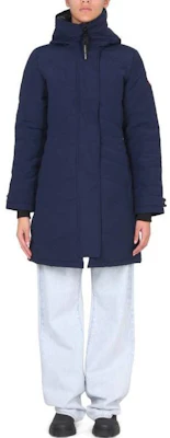 (W) Canada Goose Lorette Down Jacket Biru FW22 Resleting Tersembunyi Warna Polos. 2090W-63 Lookbook (W) Canada Goose Lorette Down Jacket Biru FW22 Resleting Tersembunyi Warna Polos. 2090W-63