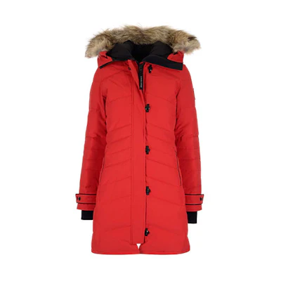 (Women) Canada Goose Lorette FW21 Red Long Sleeve Down Jacket. 2090L-3911