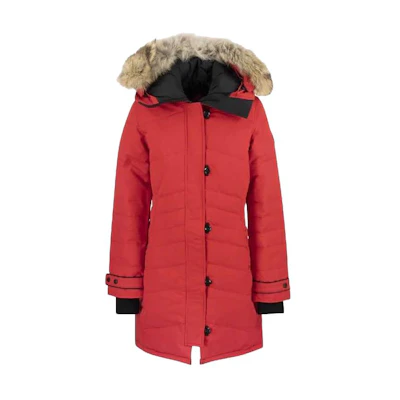 (Women) Canada Goose Lorette Mid-Length Down Parka Red 2090L-11