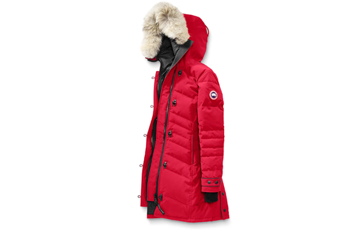Order (W) Canada Goose Lorette Mid-Length Down Parka Merah 2090L-11