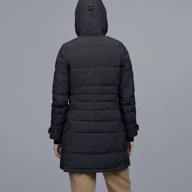 Shop (W) 加拿大鹅 Lorette 中长款羽绒外套 海军蓝 2090LB-67
