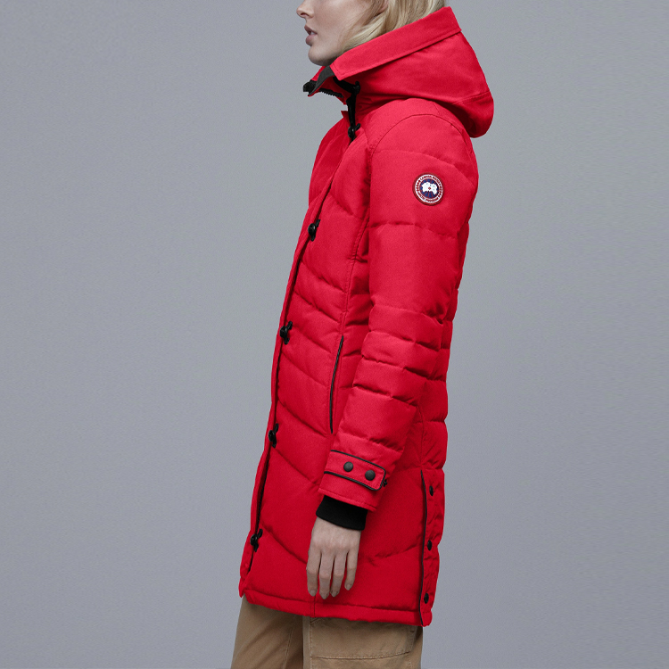 Purchase (W) Canada Goose Lorette Mid-Length Down Parka Merah 2090L-11