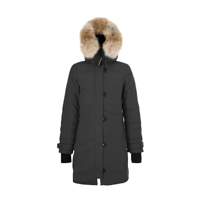 (Women) Canada Goose Lorette Mid-Length Hooded Down Jacket Women - Graphite 2090L-66
