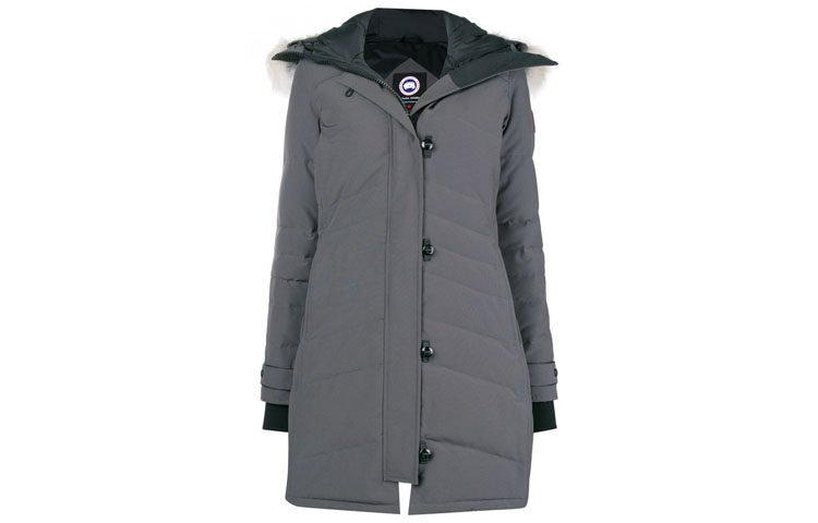 (Women) Canada Goose Lorette Mid-Length Hooded Down Jacket Women - Graphite 2090L-66 圖 2