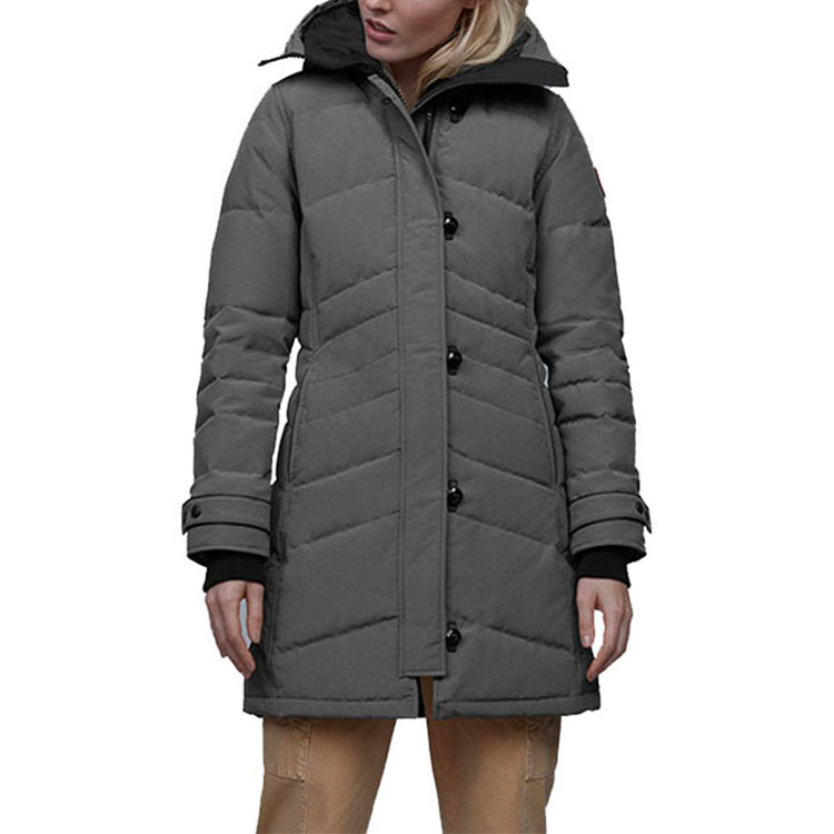 (Women) Canada Goose Lorette Mid-Length Hooded Down Jacket Women - Graphite 2090L-66 圖 3