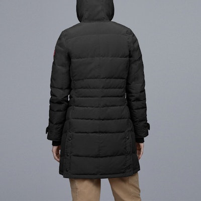 (Women) Canada Goose Lorette Parka Red Badge Black Winter Jacket 2090L-61 Purchase (Women) Canada Goose Lorette Parka Red Badge Black Winter Jacket 2090L-61