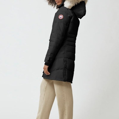 (Women) Canada Goose Lorette Parka Red Badge Black Winter Jacket 2090L-61 Cheap (Women) Canada Goose Lorette Parka Red Badge Black Winter Jacket 2090L-61