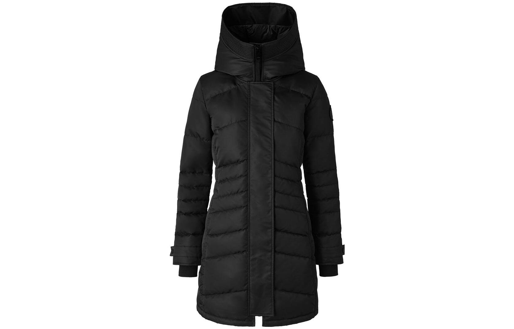 (Women) Canada Goose Lorette Slim-Fit Mid-Length Down Jacket  Black 2090WB1-61 圖 2