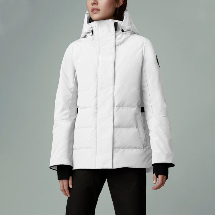 Lookbook (W) 캐나다구스 린데일 블랙라벨 파카 자켓 - 노던 화이트 3824LB-433