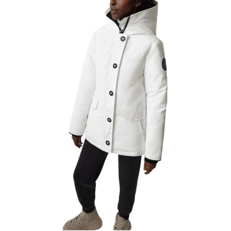 Shop (W) 加拿大鵝Lynnwood防風防水白色羽絨外套大衣 2530WB-433