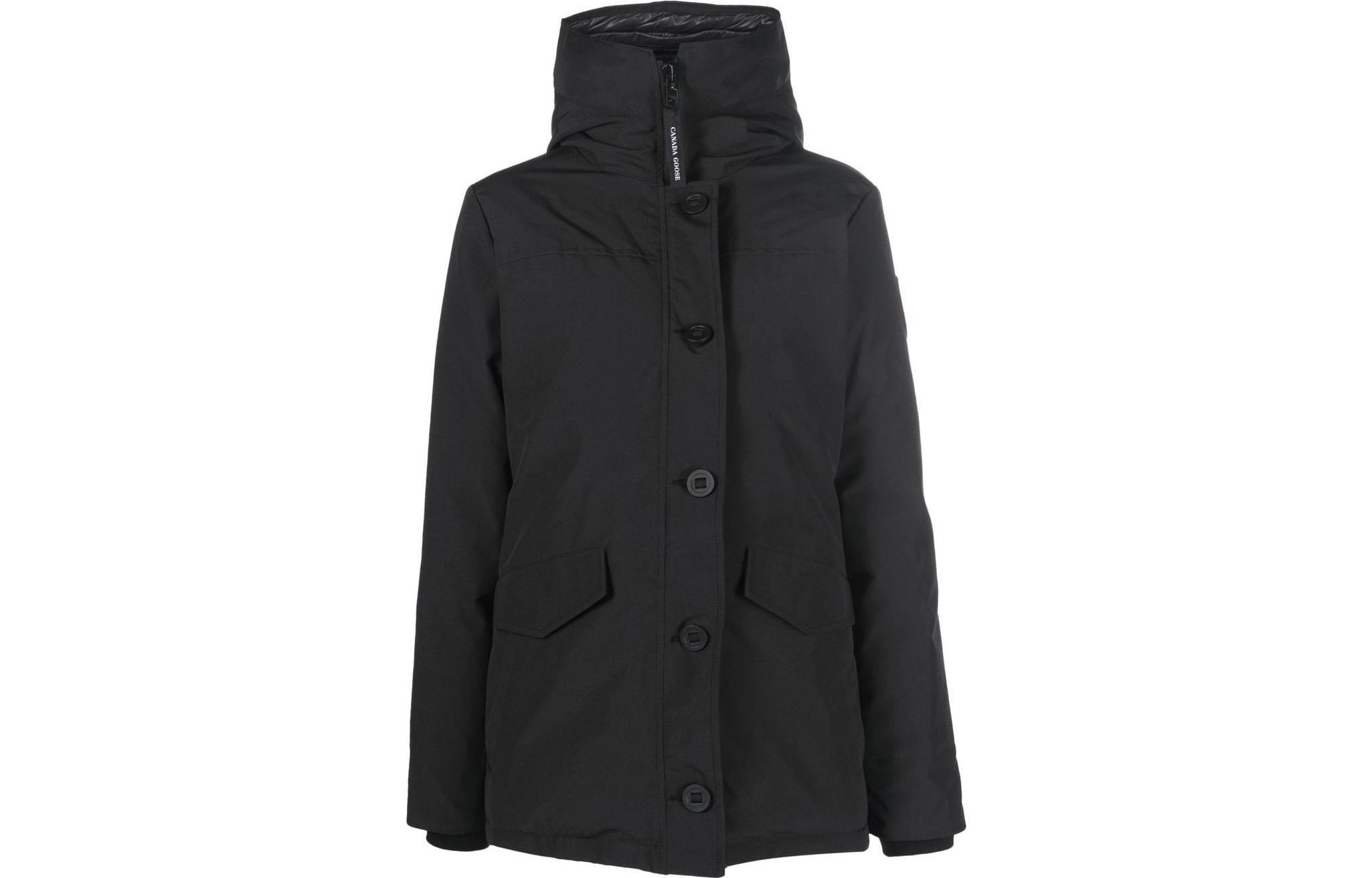 (Women) Canada Goose Lynnwood FW22  Black Windproof Down Jacket with Red Label. 2530W-61