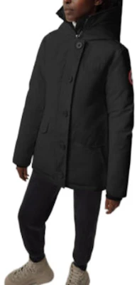 (W) 加拿大鵝 Lynnwood FW22 黑色防風羽絨外套附紅標. 2530W-61 Sizing (W) 加拿大鵝 Lynnwood FW22 黑色防風羽絨外套附紅標. 2530W-61